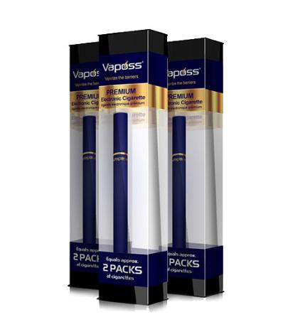 Vaposs Premium Electronic Cigarette<br>Vaporize the barriers<br><br>Premium Disposables Vaposs Electronic Cigarretes Barrie (800)416-6096